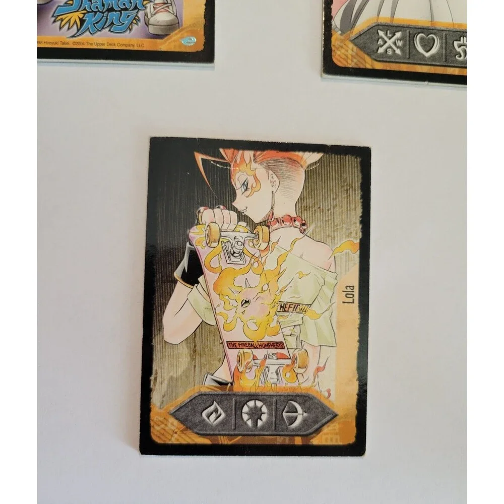 2004 Upper Deck Shonen Jump's Shaman King Matti, Jeanne, and Lola Lot of 3 Cards